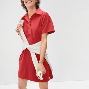 Everlane The Retro Jersey Dress Sz XS Red